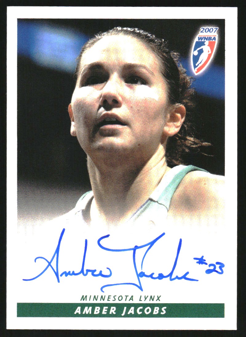 2007 WNBA Autographs #25 Amber Jacobs