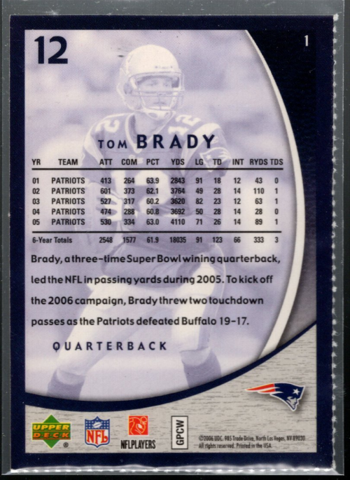 B6240- 2006 Patriots Upper Deck Boston Globe FB -Scegli tu- 15+ SPEDIZIONE GRATUITA US - Foto 3 di 13