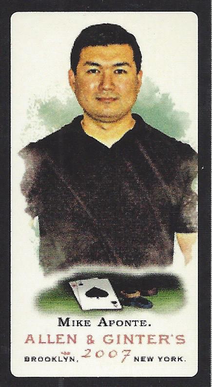 2007 Topps Allen and Ginter Mini Black No Number #249 Mike Aponte