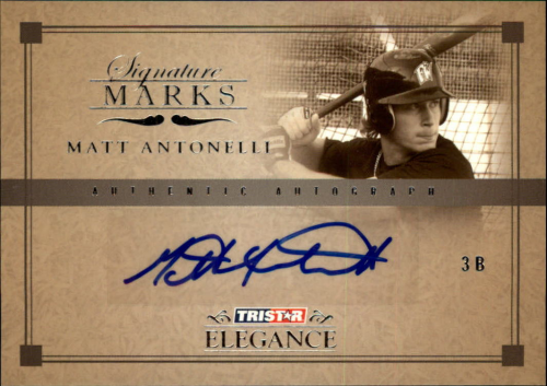 2007 TRISTAR Elegance Signature Marks #MA Matt Antonelli