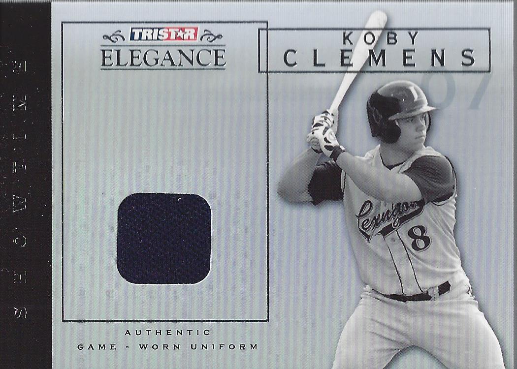 2007 TRISTAR Elegance Showtime Game Used #KC Koby Clemens