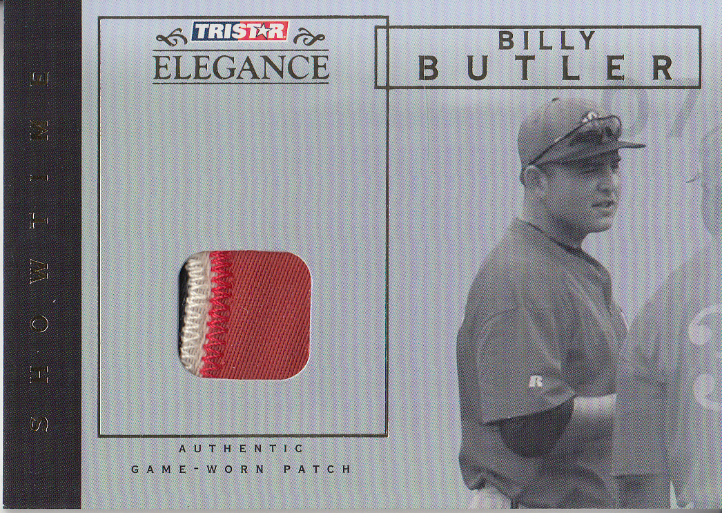 2007 TRISTAR Elegance Showtime Game Used Patch #BB Billy Butler
