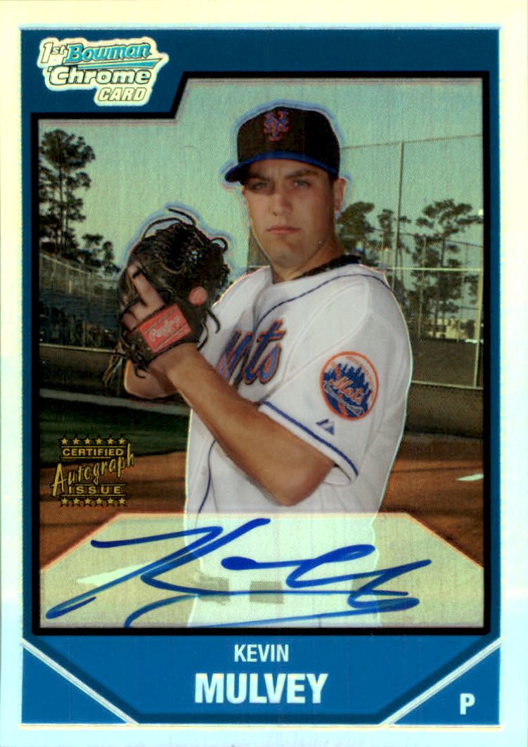 2007 Bowman Chrome Prospects Refractors #BC232 Kevin Mulvey AU