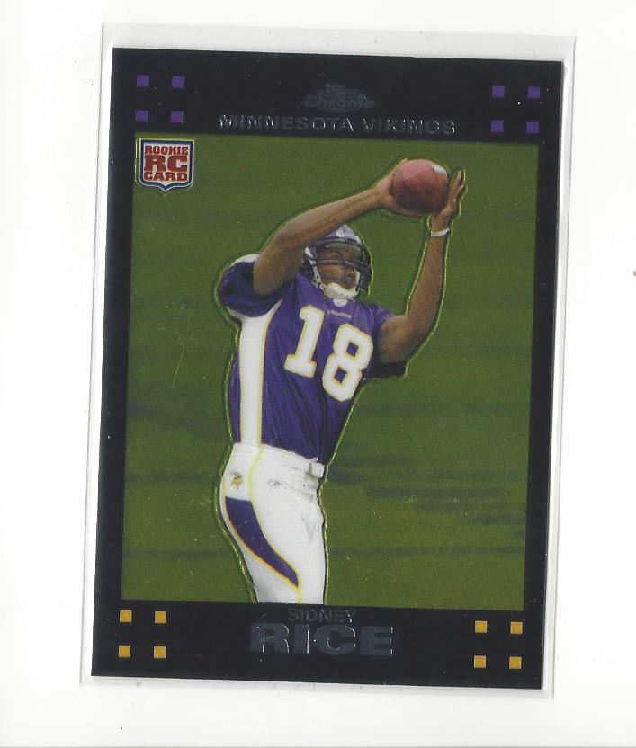 2007 Topps Chrome #TC204 Sidney Rice RC