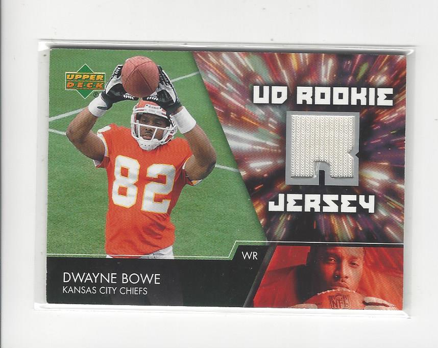 2007 Upper Deck Rookie Jerseys #DB Dwayne Bowe