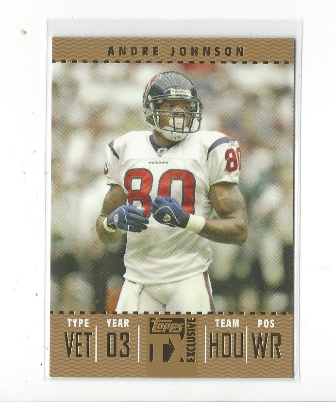 2007 Topps TX Exclusive Gold #60 Andre Johnson