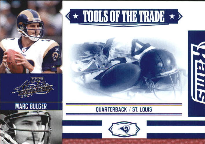 2007 Absolute Memorabilia Tools of the Trade Blue #99 Marc Bulger