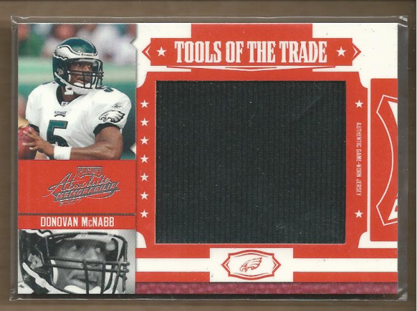 2007 Absolute Memorabilia Tools of the Trade Material Red Oversize #58 Donovan McNabb