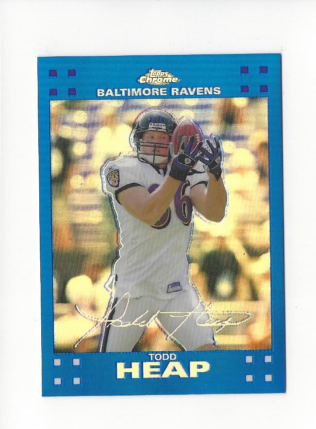 2007 Topps Chrome Blue Refractors #TC32 Todd Heap