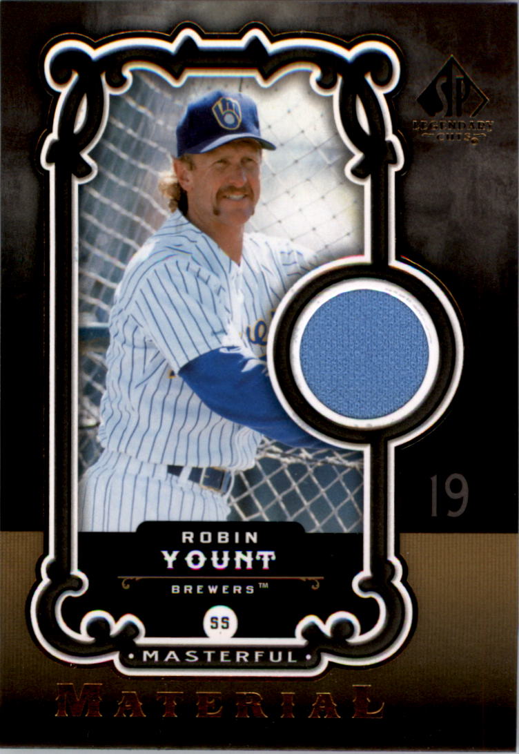 2007 SP Legendary Cuts Masterful Materials #RY Robin Yount
