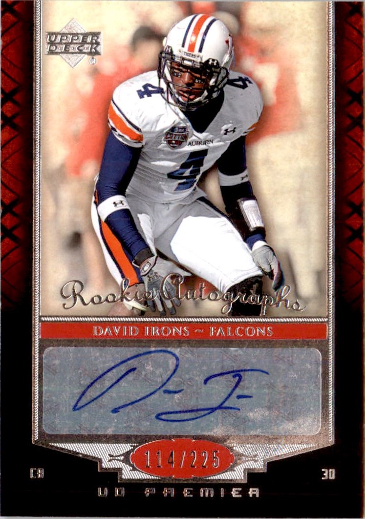 2007 Upper Deck Premier #113 David Irons AU RC