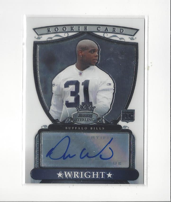 2007 Bowman Sterling #DWR Dwayne Wright AU RC