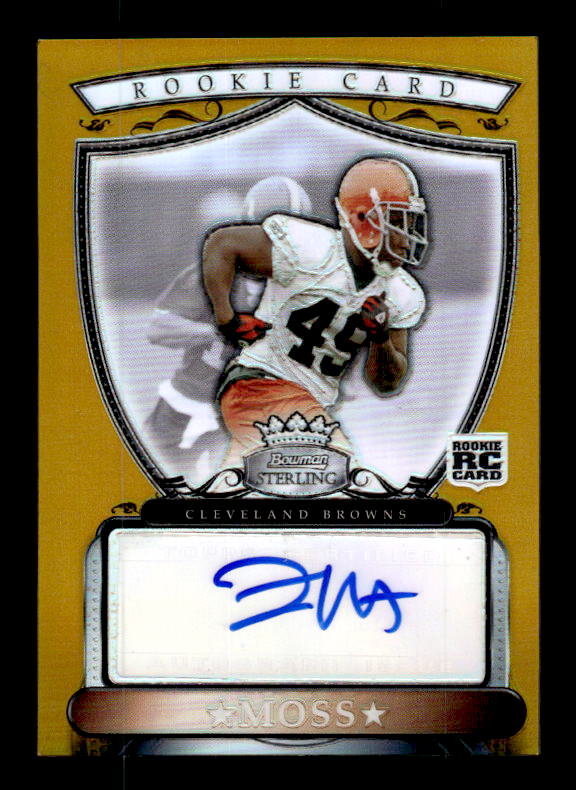 2007 Bowman Sterling Gold Rookie Autographs #TM Tyrone Moss/1800