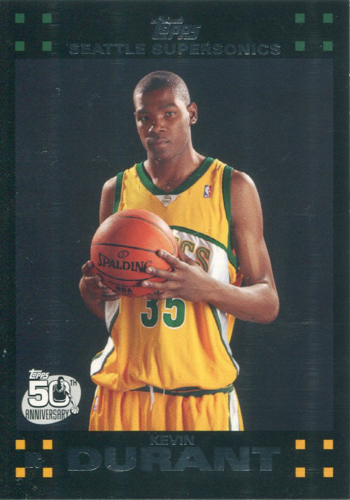 2007-08 Topps #112 Kevin Durant RC