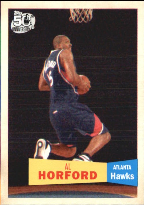 2007-08 Topps 1957-58 Variations #113 Al Horford       (Cream Back)