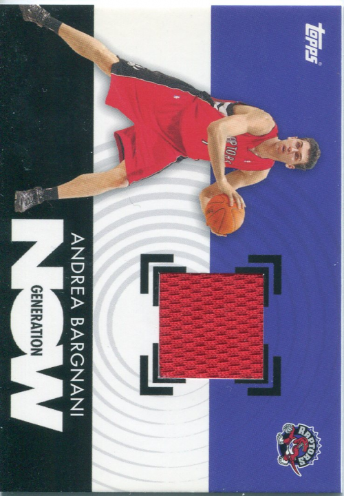 2007-08 Topps Generation Now Relics #GNRABA Andrea Bargnani