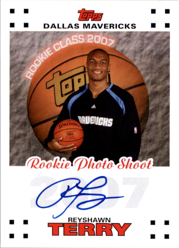 2007-08 Topps Rookie Photo Shoot Autographs #RT Reyshawn Terry