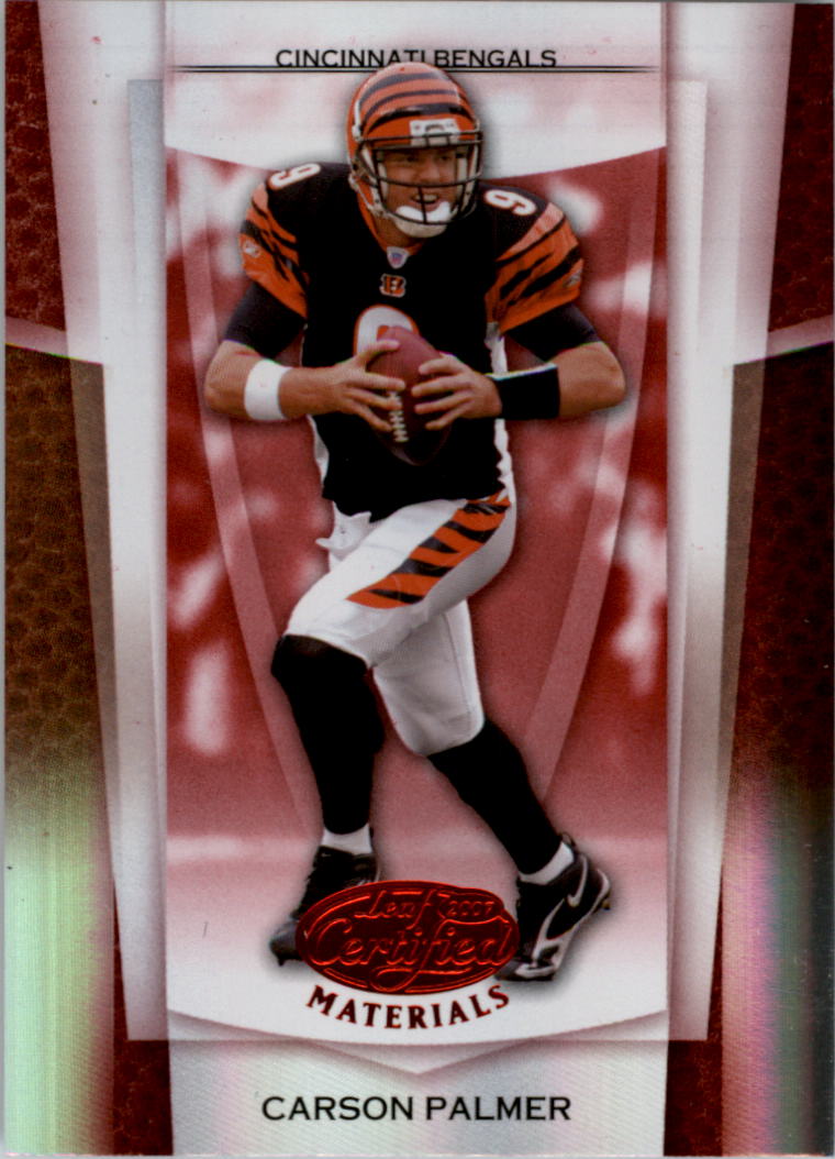 2007 Leaf Certified Materials Mirror Red #101 Carson Palmer