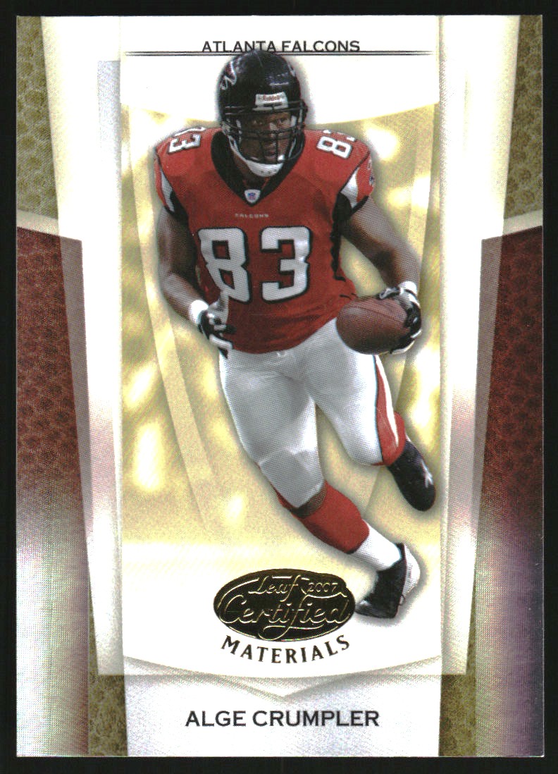 2007 Leaf Certified Materials Mirror Gold #41 Alge Crumpler