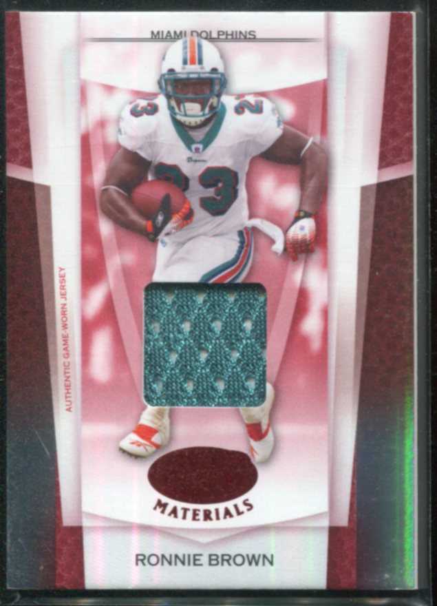 2007 Leaf Certified Materials Mirror Red Materials #79 Ronnie Brown/100