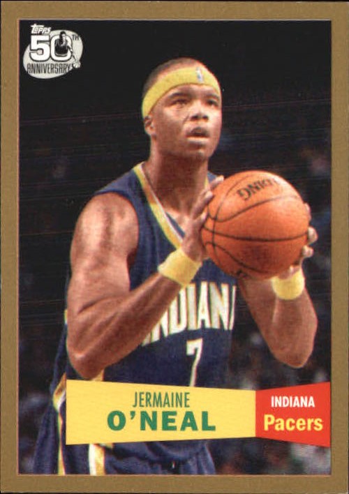 2007-08 Topps 1957-58 Variations Gold #7 Jermaine O'Neal