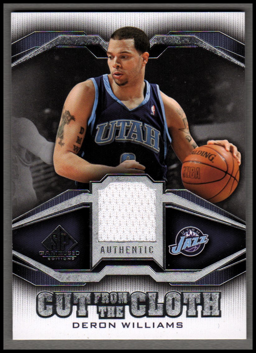2007-08 SP Game Used Cut from the Cloth #CCDW Deron Williams