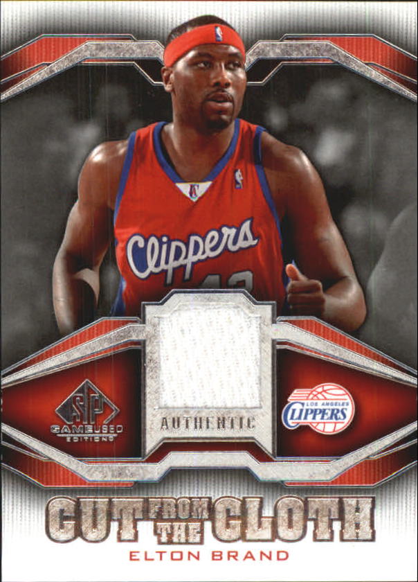2007-08 SP Game Used Cut from the Cloth #CCEB Elton Brand