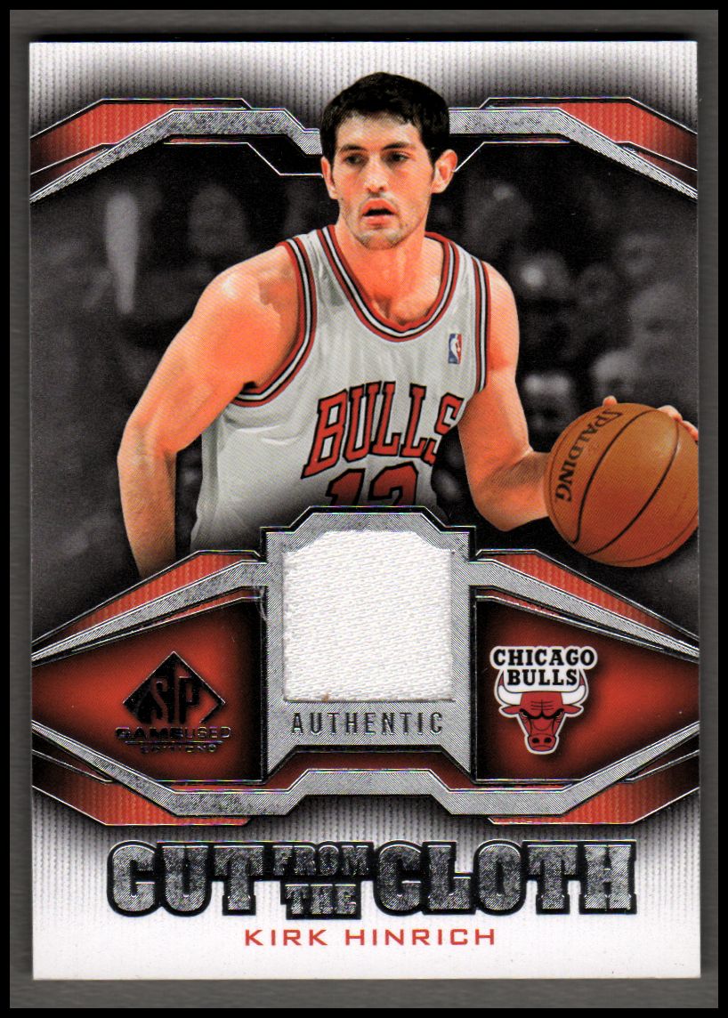 2007-08 SP Game Used Cut from the Cloth #CCKH Kirk Hinrich