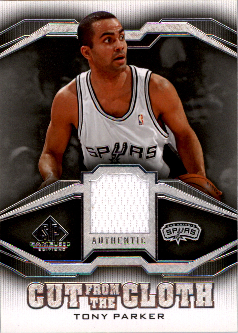 2007-08 SP Game Used Cut from the Cloth #CCTP Tony Parker