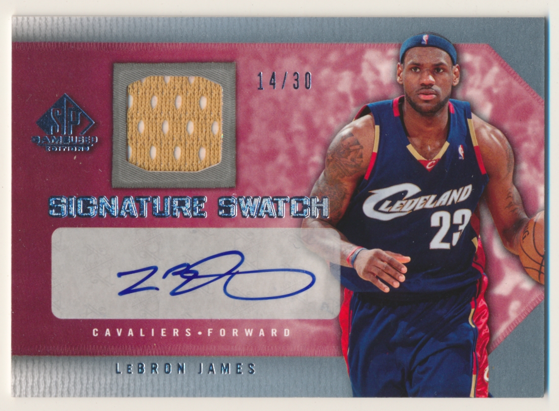 2007-08 LeBron James Game Worn & Signed Cleveland Cavaliers Jersey