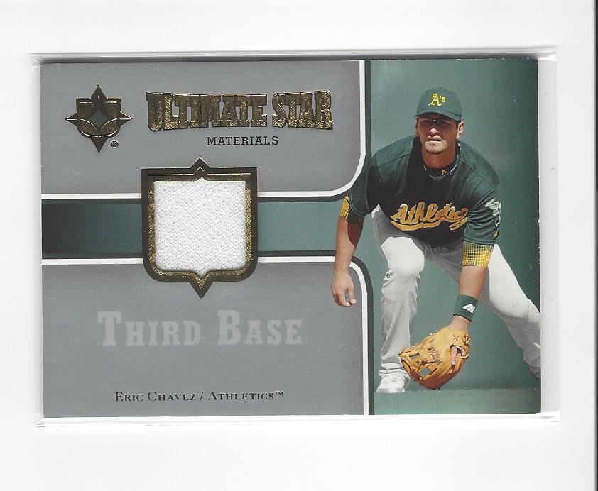 2007 Ultimate Collection Ultimate Star Materials #EC Eric Chavez