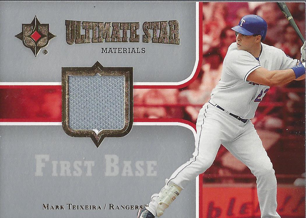 2007 Ultimate Collection Ultimate Star Materials #MT Mark Teixeira