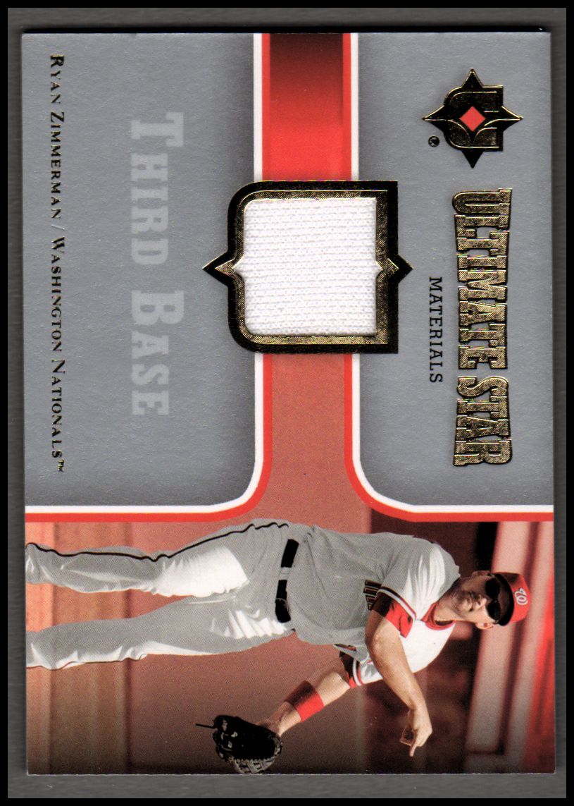 2007 Ultimate Collection Ultimate Star Materials #RZ Ryan Zimmerman