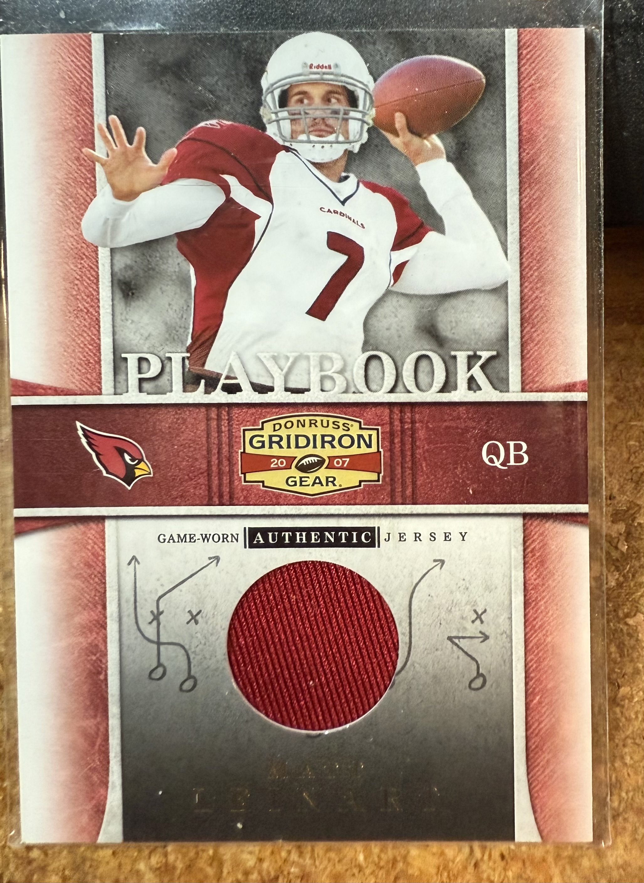 2007 Donruss Gridiron Gear Playbook Jerseys O's #8 Matt Leinart