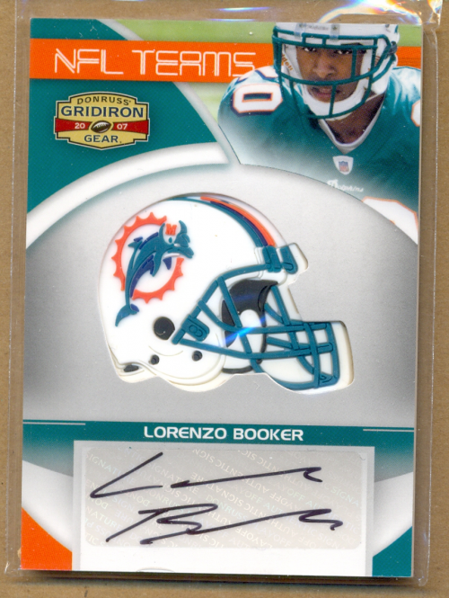 2007 Donruss Gridiron Gear NFL Teams Rookie Signatures #3 Lorenzo Booker