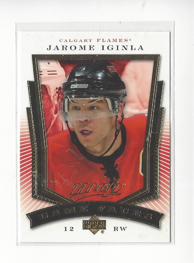 2007-08 Upper Deck MVP Game Faces #GF3 Jarome Iginla
