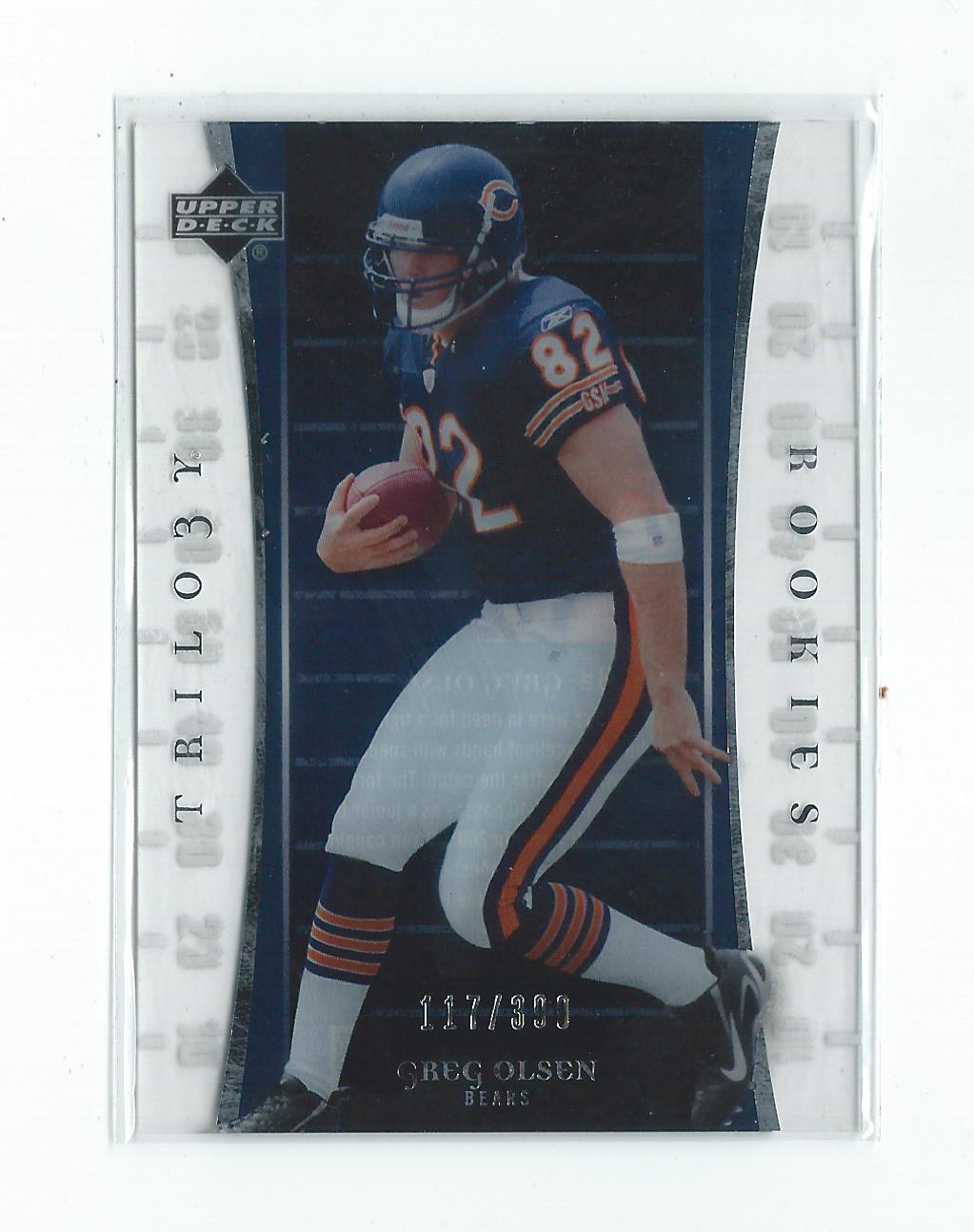 2007 Upper Deck Trilogy #146 Greg Olsen RC