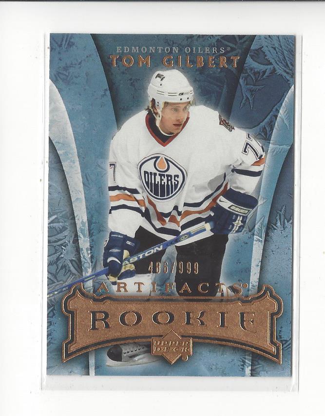 2007-08 Artifacts #180 Tom Gilbert RC
