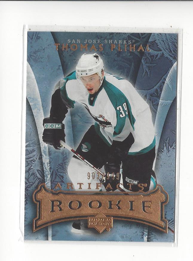 2007-08 Artifacts #195 Thomas Plihal RC