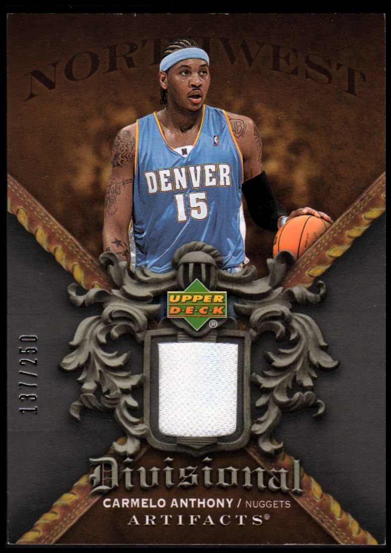 2007-08 Artifacts Divisional Artifacts #DACA Carmelo Anthony