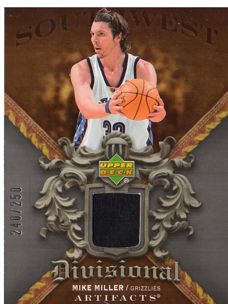 2007-08 Artifacts Divisional Artifacts #DAMM Mike Miller
