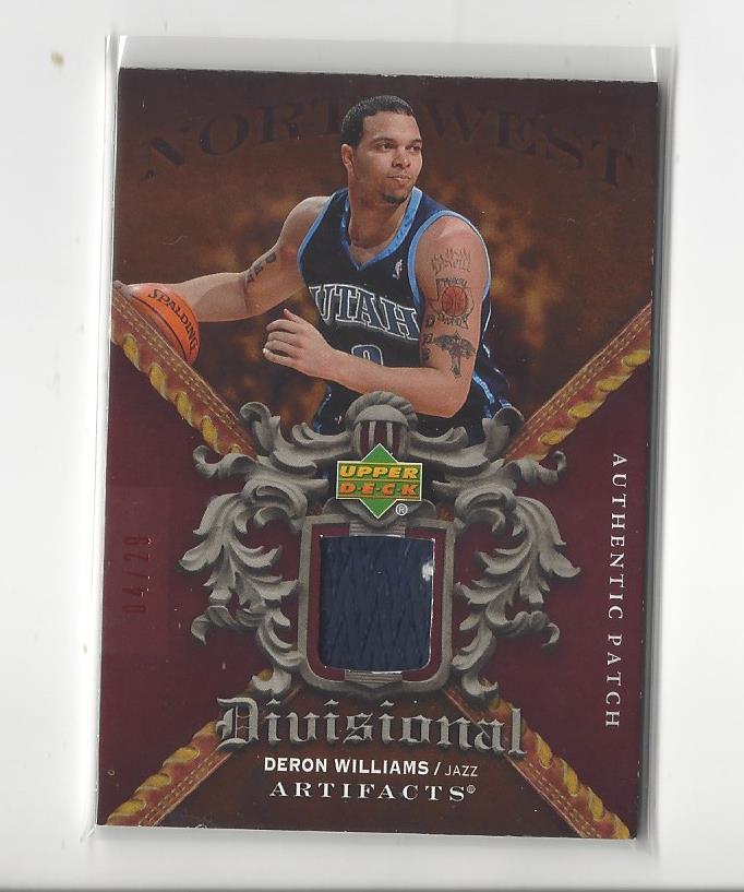 2007-08 Artifacts Divisional Artifacts Patches Red #DADW Deron Williams