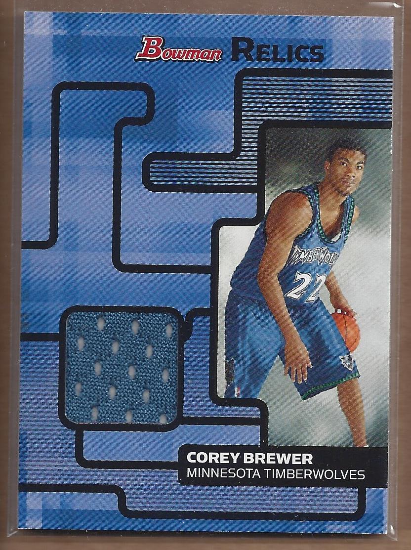 2007-08 Bowman Relics #C Corey Brewer