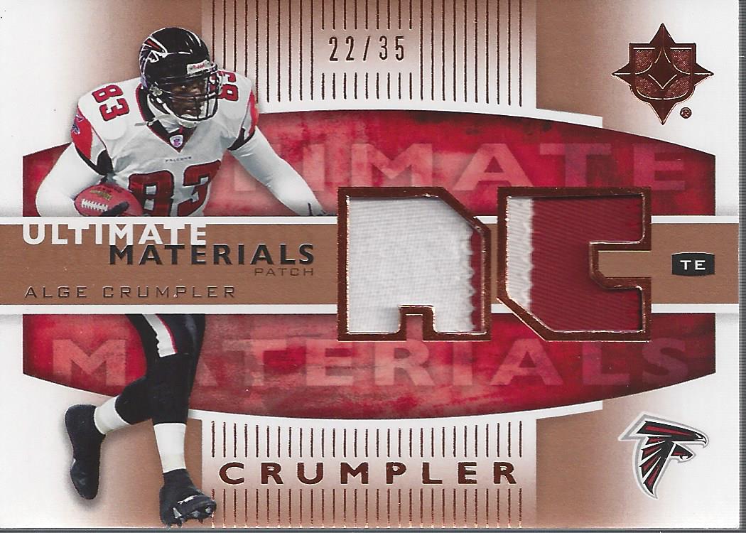 2007 Ultimate Collection Materials Patches #UMAC Alge Crumpler