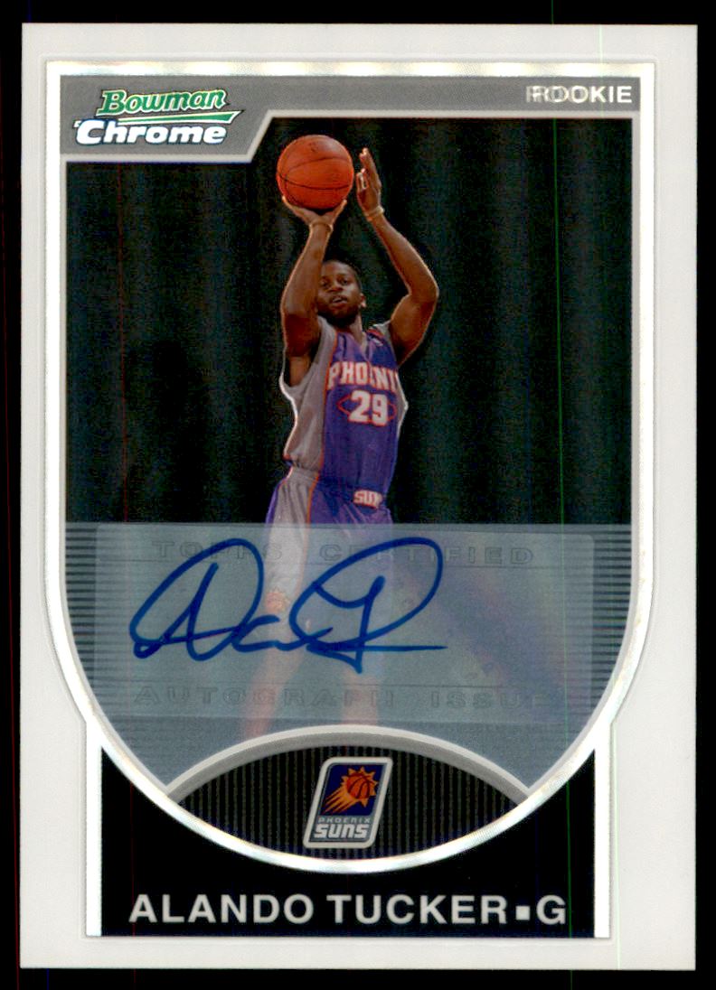 2007-08 Bowman Chrome Refractors Rookie Autographs #124 Alando Tucker AU/479
