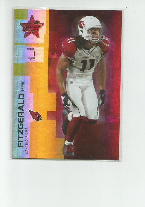 2007 Leaf Rookies and Stars Gold #42 Larry Fitzgerald