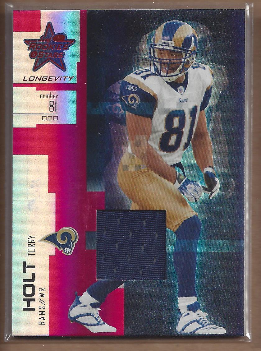 2007 Leaf Rookies and Stars Longevity Materials Ruby #45 Torry Holt