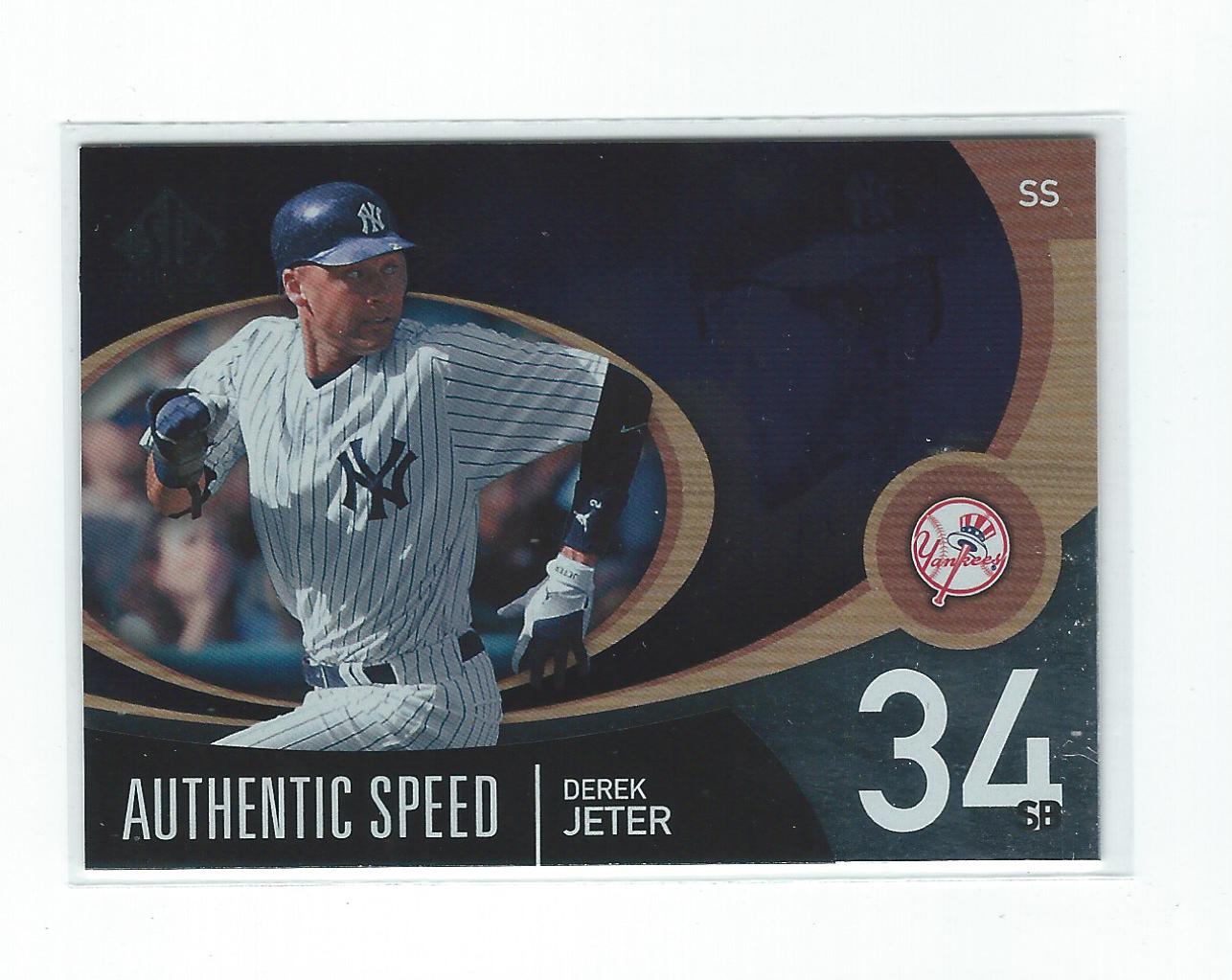 2007 SP Authentic Authentic Speed #AS18 Derek Jeter