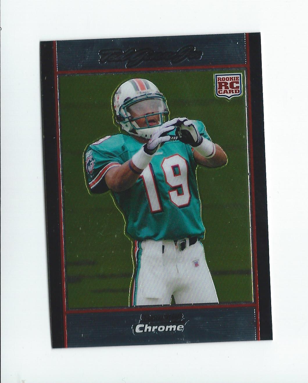 2007 Bowman Chrome #BC76 Ted Ginn RC