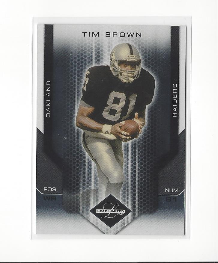 2007 Leaf Limited #195 Tim Brown